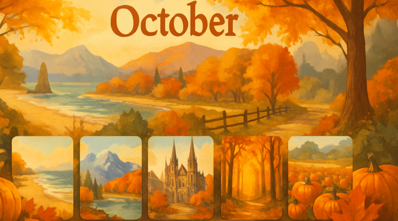 découvrez cinq destinations incontournables à explorer en octobre, où la nature se pare de ses plus belles couleurs. que vous soyez en quête de paysages enchanteurs, de festivités culturelles ou d'activités en plein air, notre sélection vous offre des idées d'évasion pour ce mois d'automne.