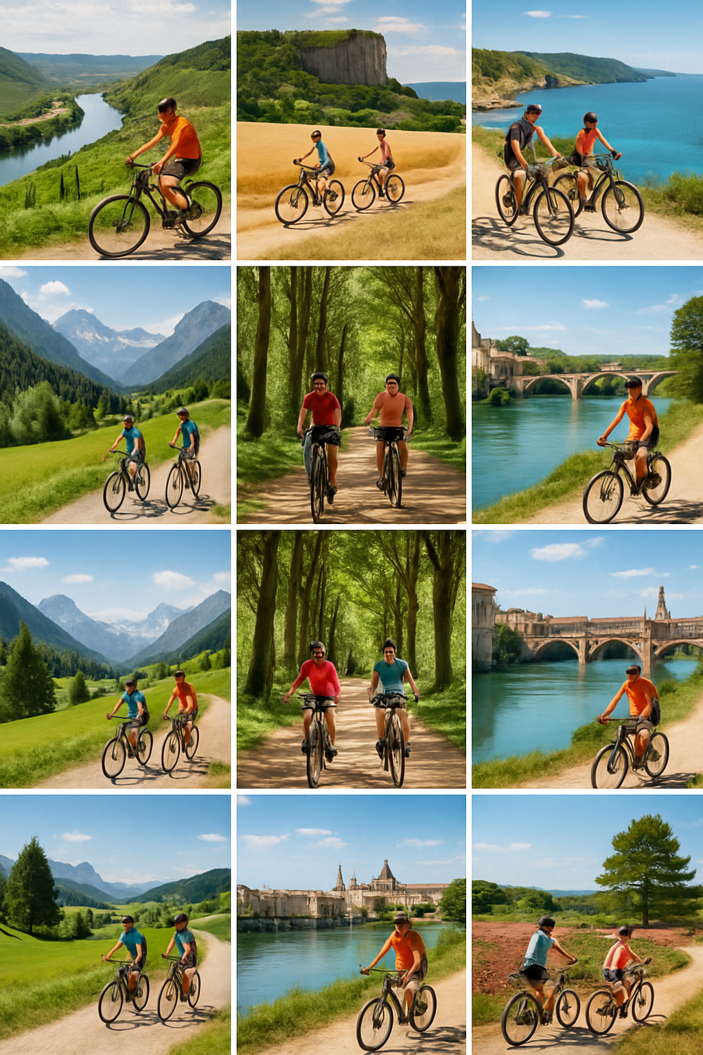 découvrez douze destinations incontournables pour des balades à vélo cet été. que vous soyez amateur de paysages côtiers, de montagnes majestueuses ou de charmants villages, ces parcours vous promettent des aventures inoubliables et des moments de détente au cœur de la nature.