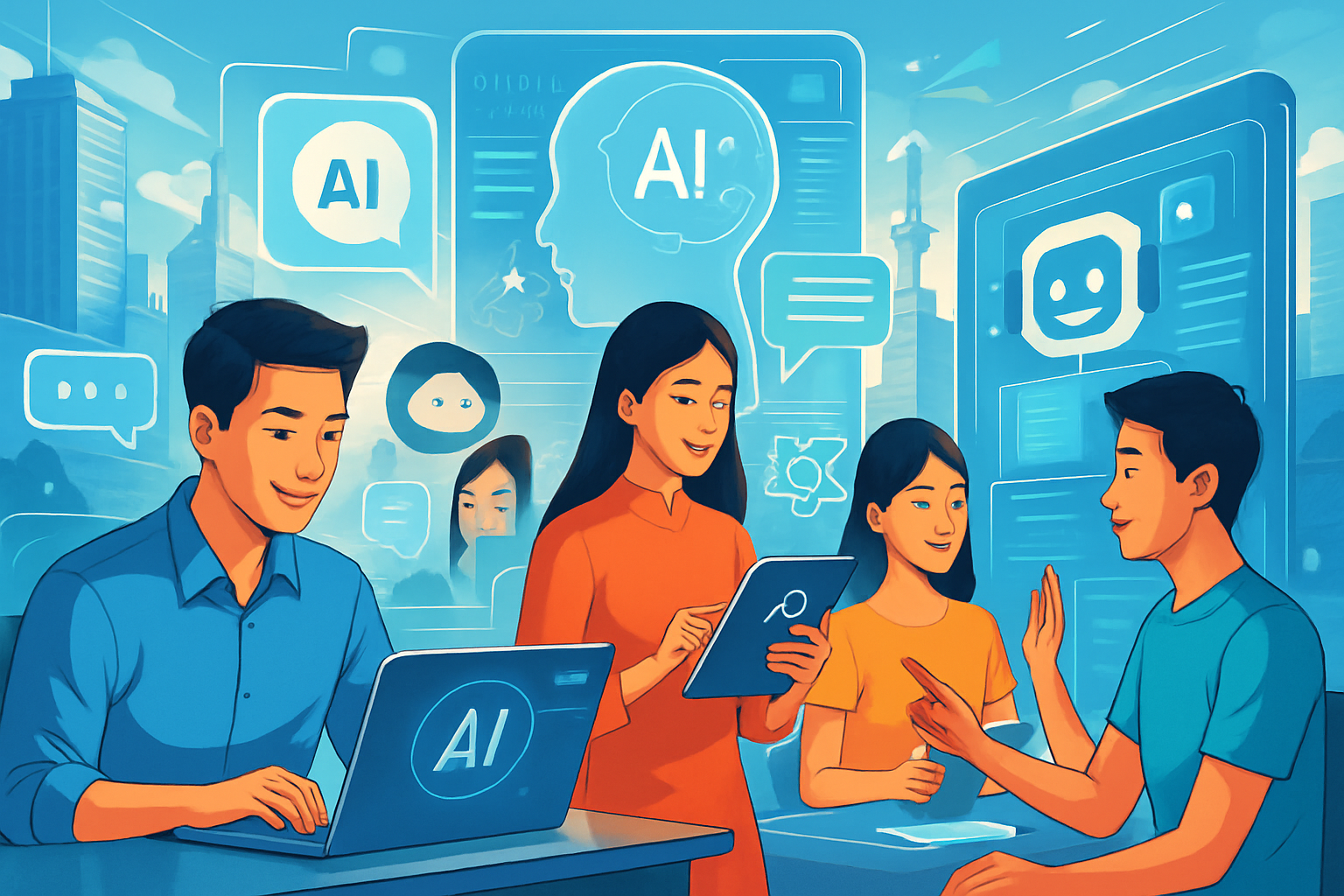 découvrez les résultats d'une étude révélant que 78 % des internautes vietnamiens utilisent l'intelligence artificielle, dont un tiers l'adoptent au quotidien. analyse des tendances et habitudes face à l’ia au vietnam.