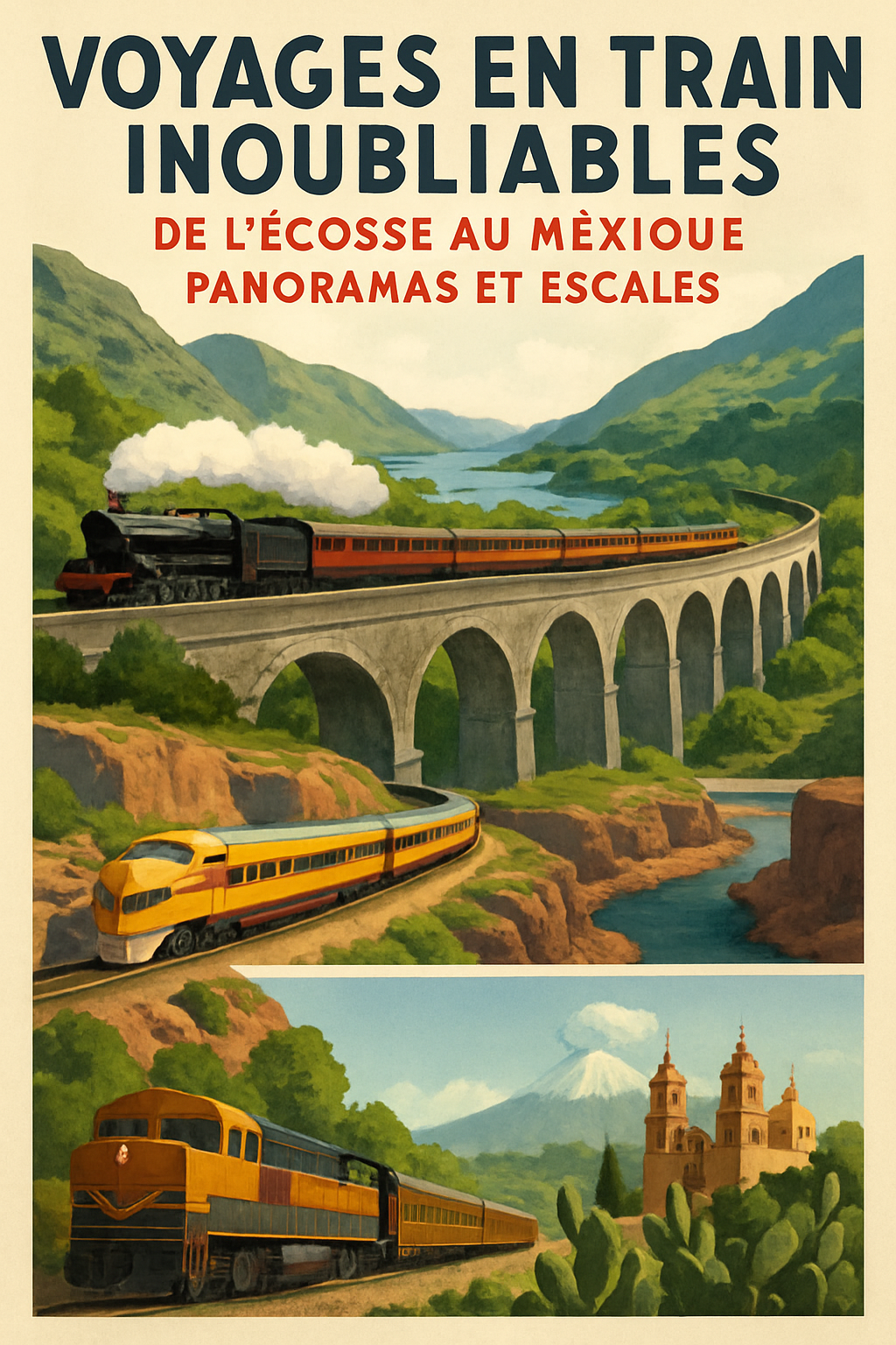 partez pour des voyages en train inoubliables, de l’écosse au mexique : itinéraires panoramiques, conseils pratiques et adresses pour vos prochaines vacances.